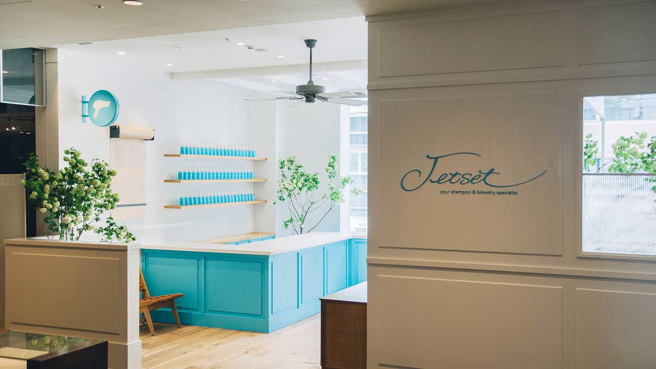 Jetset 은행점 미용실 내부