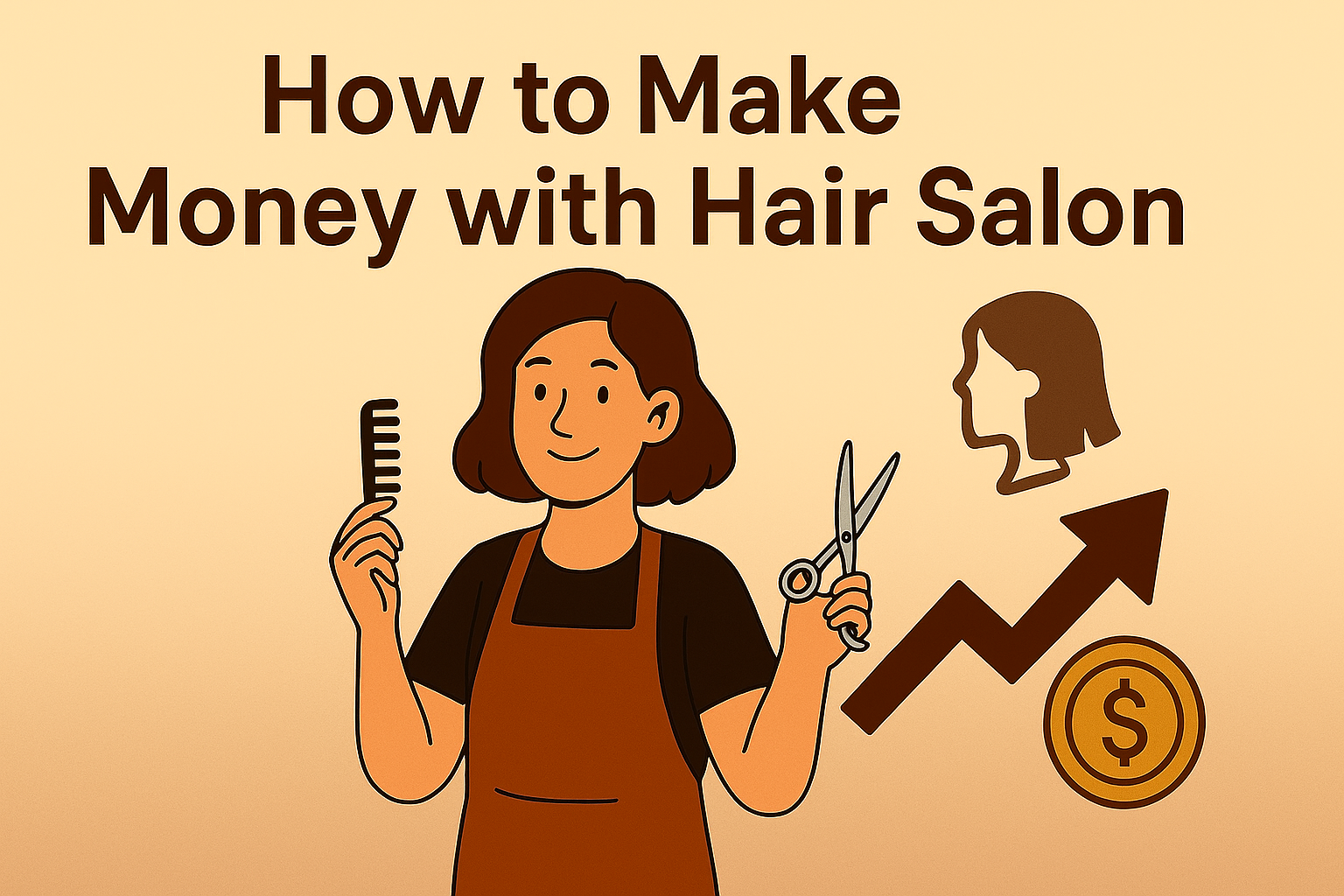 미용실 수익 증대 전략 인포그래픽