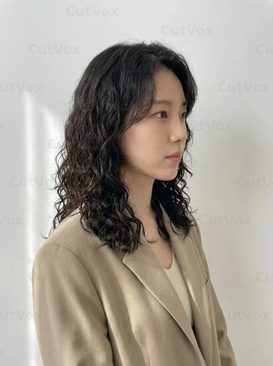 중단발 젤리펌 - 이미지 3