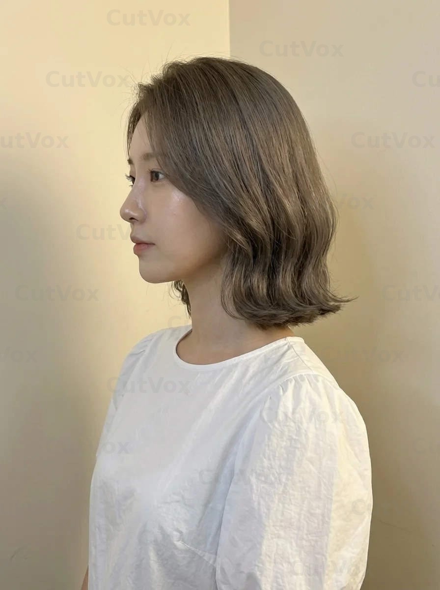 중단발 윈드펌 - 이미지 2