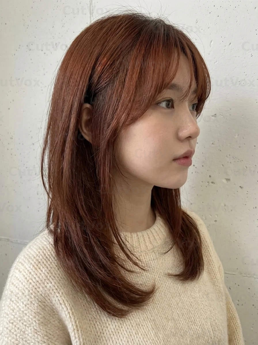 브릭 오렌지 페이스라인컷 - 이미지 3