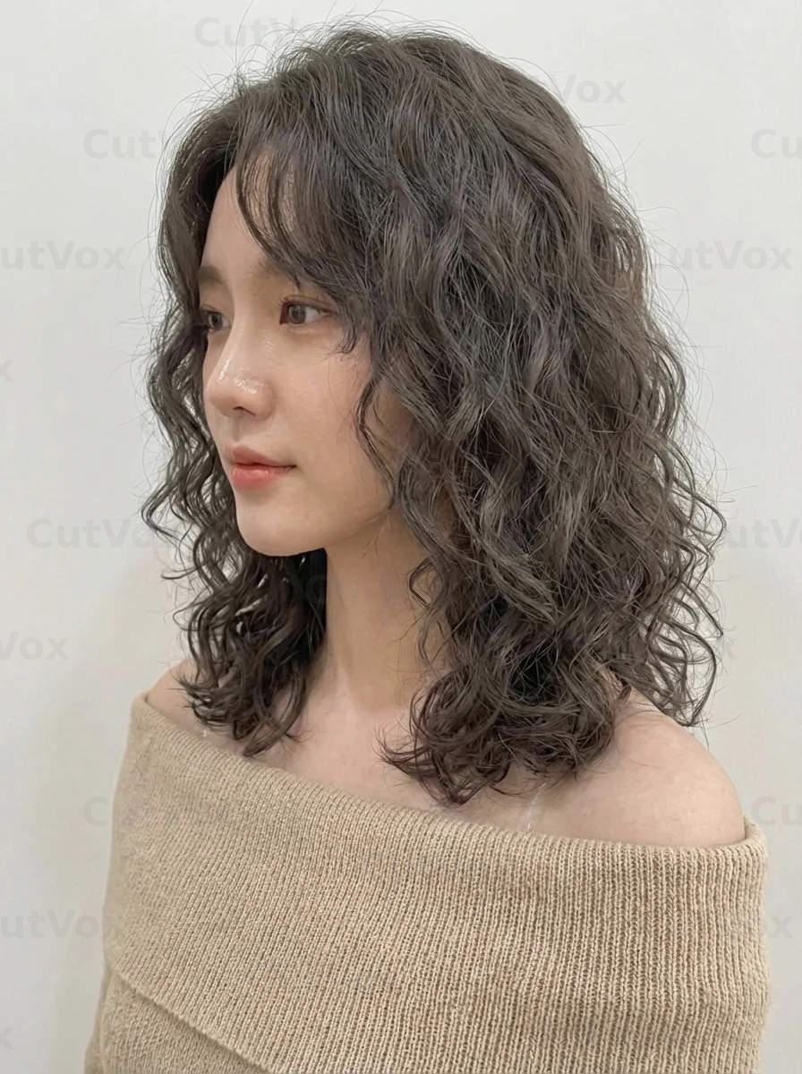 애쉬브라운 젤리펌 - 이미지 2
