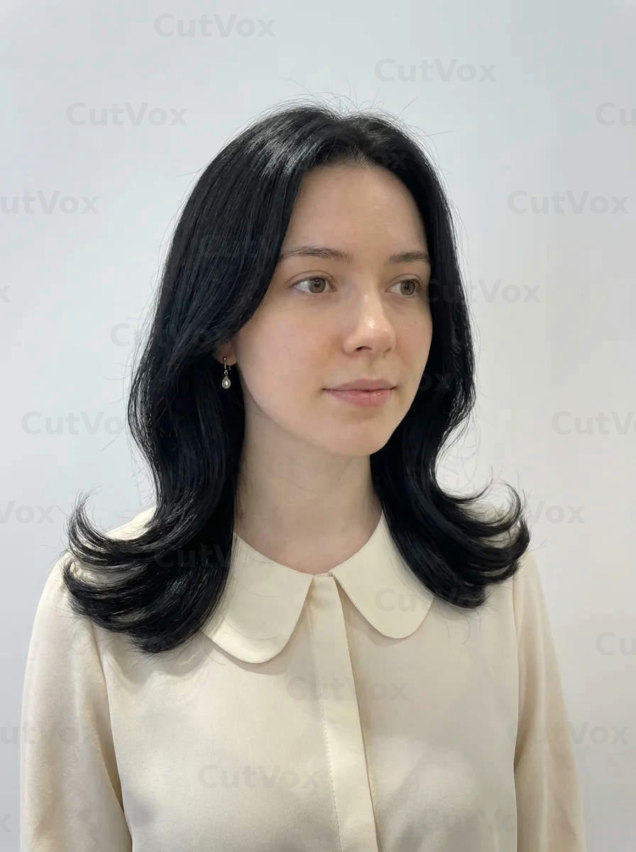 미디엄 플리츠펌 - 이미지 1