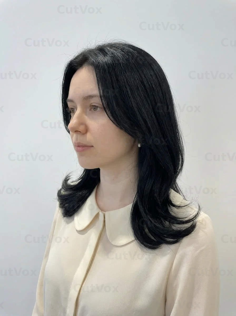 미디엄 플리츠펌 - 이미지 2