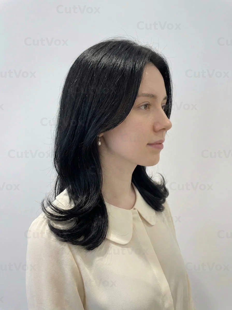 미디엄 플리츠펌 - 이미지 3