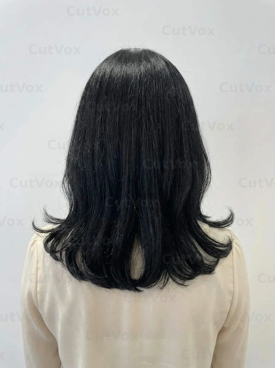 미디엄 플리츠펌 - 이미지 4